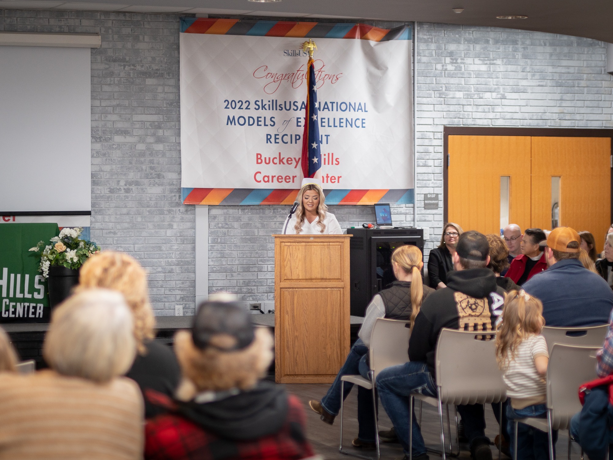 Alyson Bailey, PN Class President, student speaker for the Pinning Ceremony